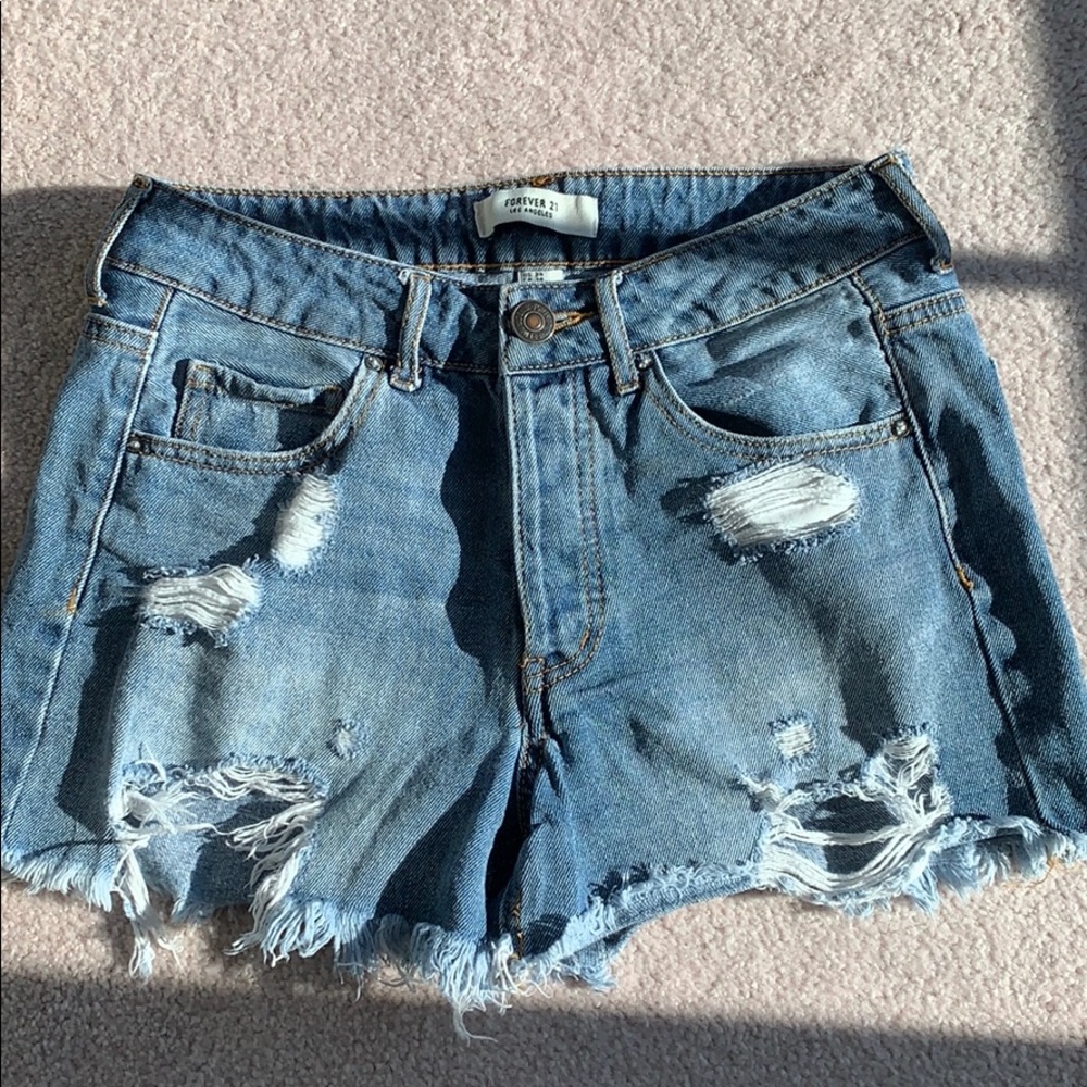 Forever 21 Distressed Shorts